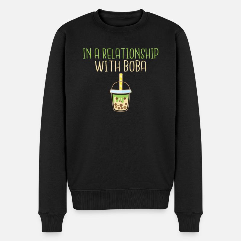 Bubble Tea Lover Cadeau - Pull Premium bio Homme - noir