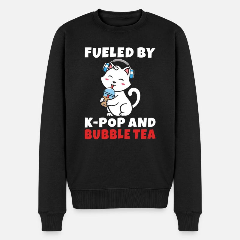 Bubble Tea Lover Cadeau - Pull Premium bio Homme - noir