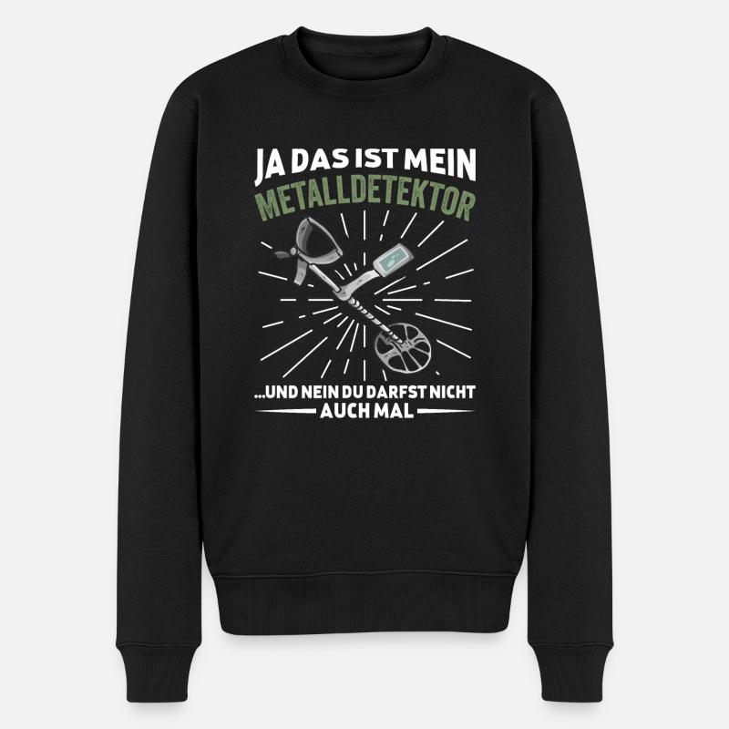 Sondeln - Männer Premium Bio Pullover - Schwarz
