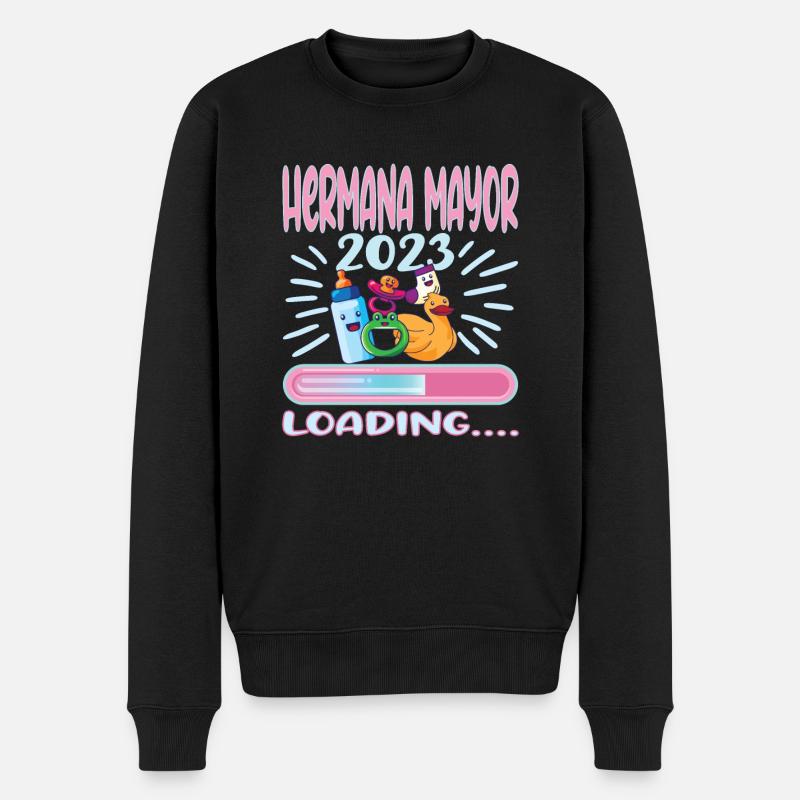 Hermana Mayor 2023 - Men's Premium Organic Jumper - black