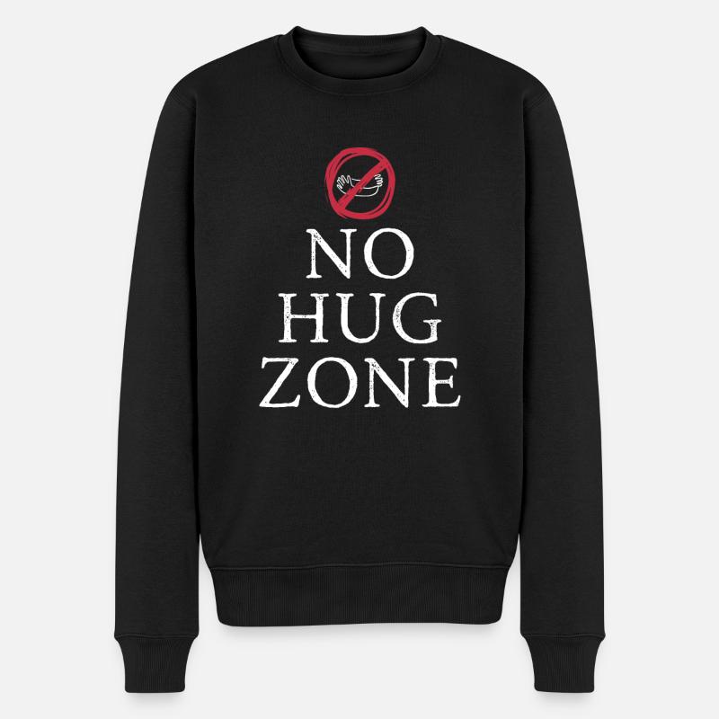 Pas de zone de câlins - Pull Premium bio Homme - noir