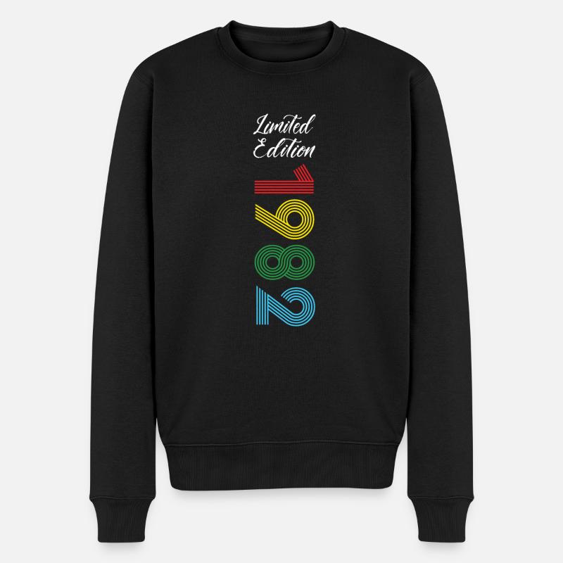 Édition limitée 1982 - Pull Premium bio Homme - noir