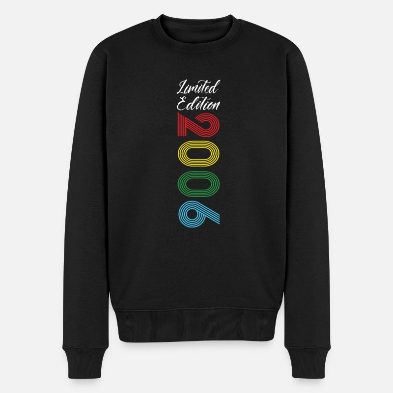 Limited Edition 2006 - Männer Premium Bio Pullover - Schwarz