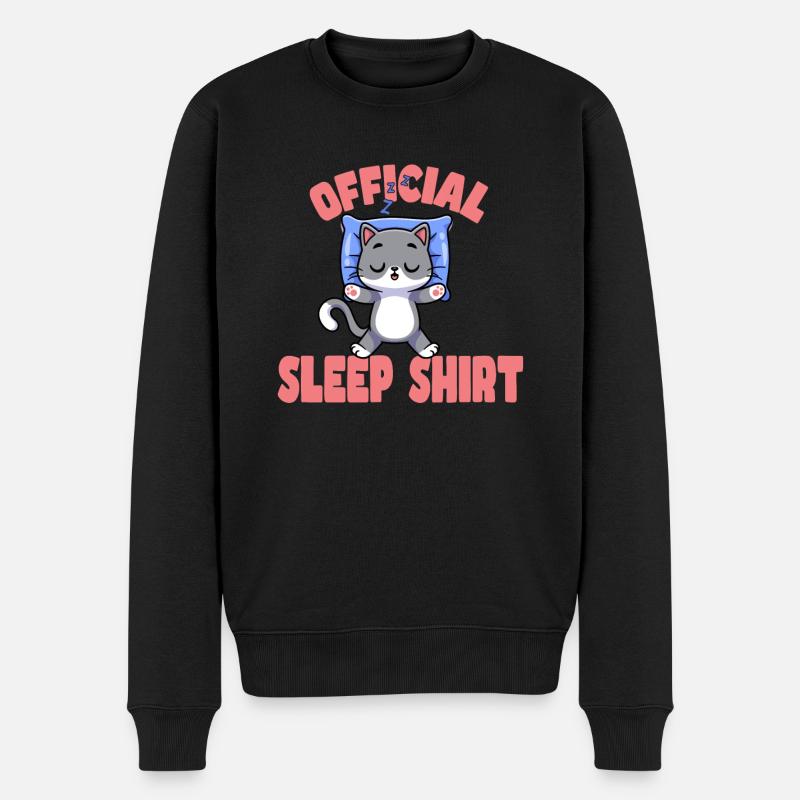 Gute Nacht - Männer Premium Bio Pullover - Schwarz