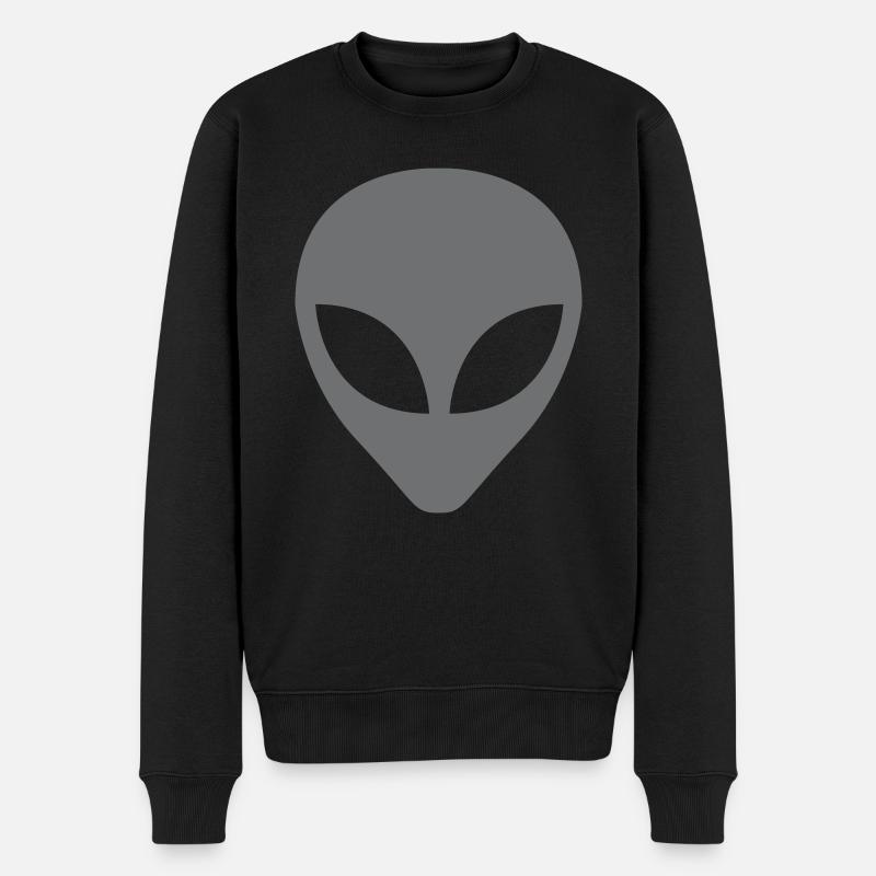 Alien - Männer Premium Bio Pullover - Schwarz