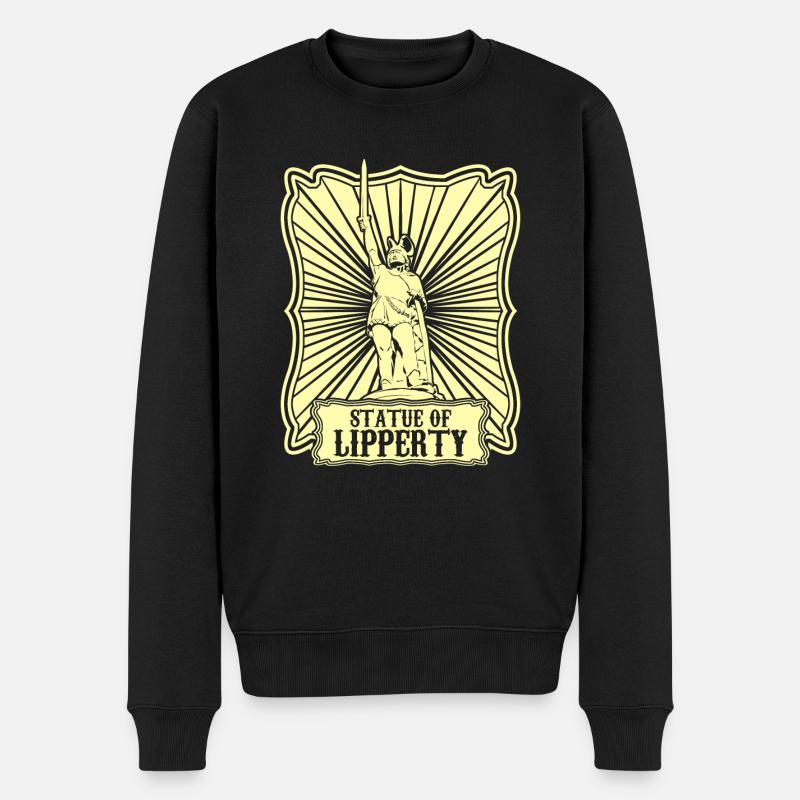 Hermannsdenkmal Statue de Lipperty - Pull Premium bio Homme - noir