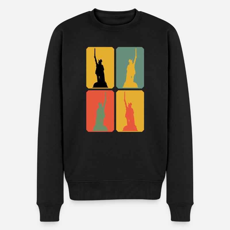 Hermann Monument Teuteburg Forest - Pull Premium bio Homme - noir