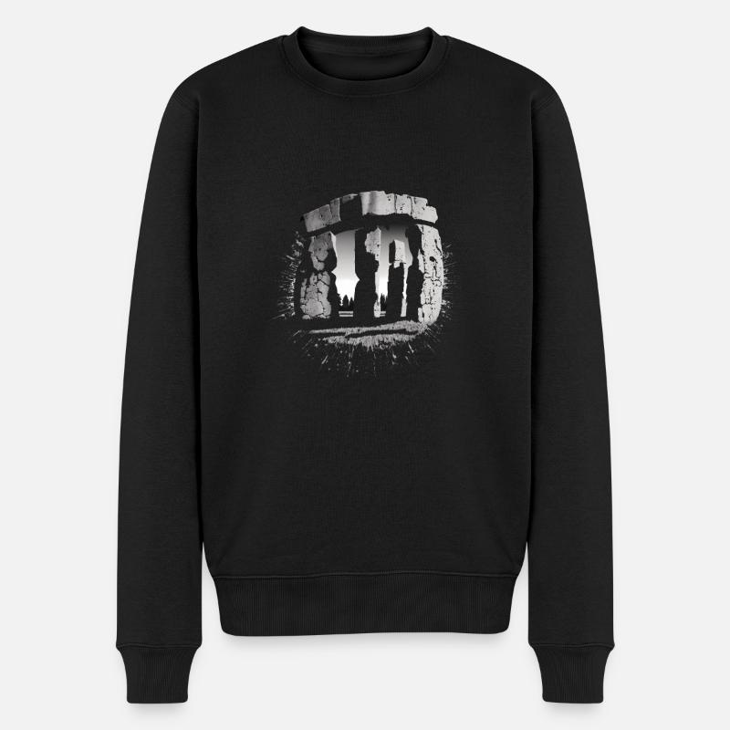 Stonehenge - Pull Premium bio Homme - noir
