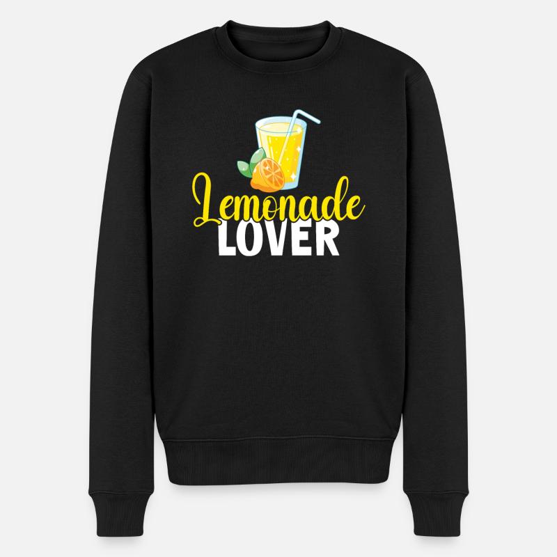 Limonade-Geschenk-Ideen - Männer Premium Bio Pullover - Schwarz