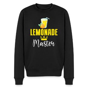 Limonade Geschenkideen - Männer Premium Bio Pullover - Schwarz - Vorne - Nico (187cm)