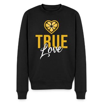Limonade Geschenkideen - Männer Premium Bio Pullover - Schwarz - Vorne - Nico (187cm)
