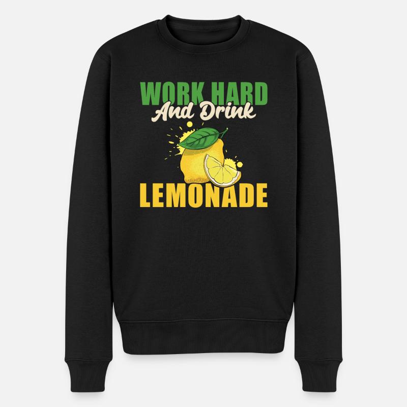 Limonade-Geschenk-Ideen - Männer Premium Bio Pullover - Schwarz