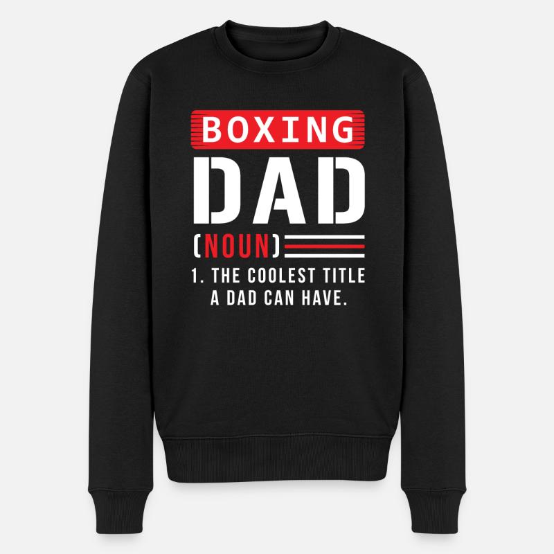 Boxer Papa Père Disant - Pull Premium bio Homme - noir