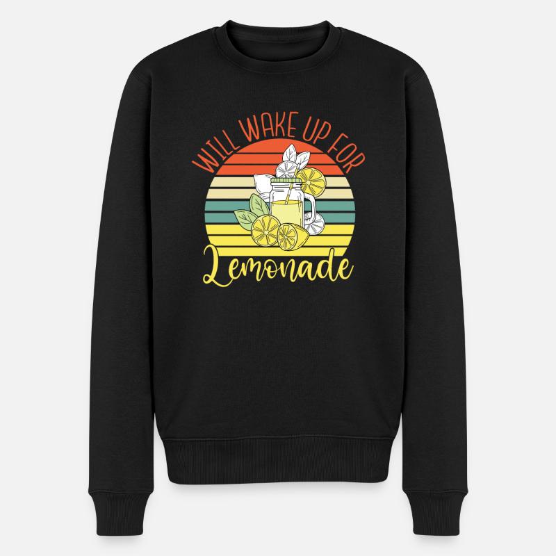 Limonade Geschenkideen - Männer Premium Bio Pullover - Schwarz