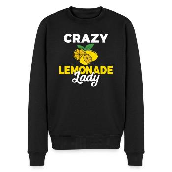 Limonade Geschenkideen - Männer Premium Bio Pullover - Schwarz - Vorne - Nico (187cm)