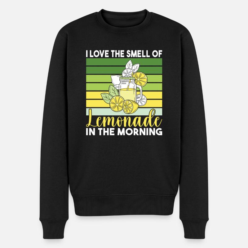 Limonade Geschenkideen - Männer Premium Bio Pullover - Schwarz