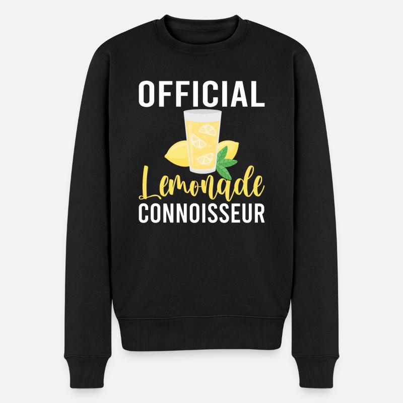Limonade Geschenkideen - Männer Premium Bio Pullover - Schwarz
