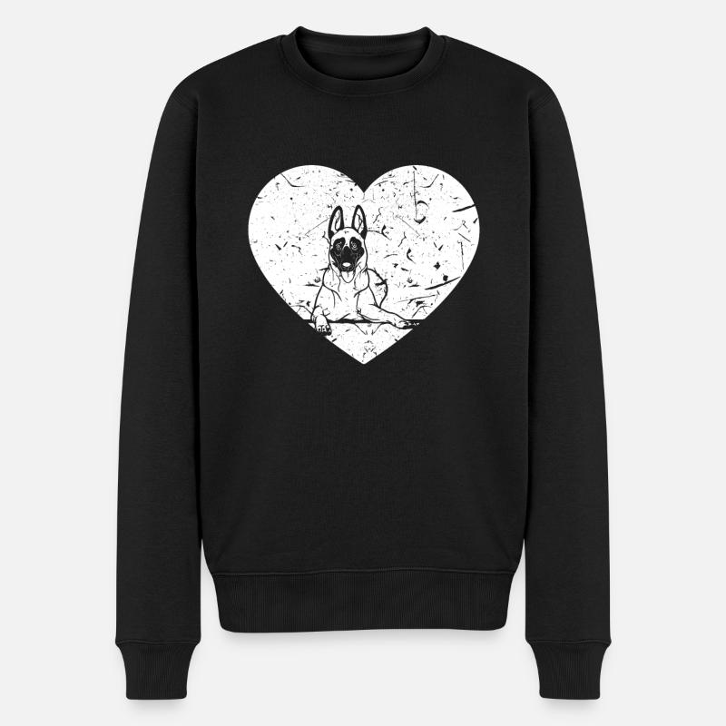 Berger Belge - Pull Premium bio Homme - noir