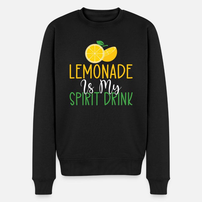Limonade Geschenkideen - Männer Premium Bio Pullover - Schwarz