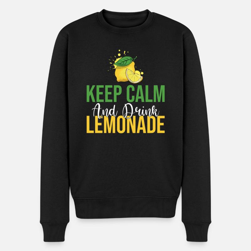 Limonade Geschenkideen - Männer Premium Bio Pullover - Schwarz