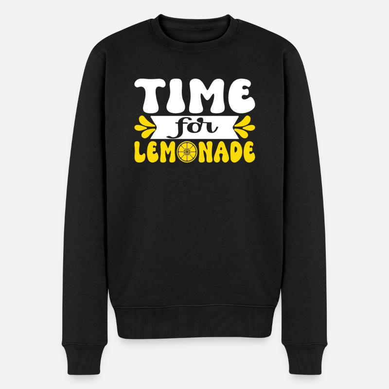 Limonade Geschenkideen - Männer Premium Bio Pullover - Schwarz
