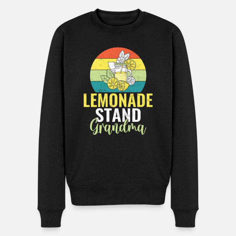 Limonade Geschenkideen - Männer Premium Bio Pullover - Schwarz