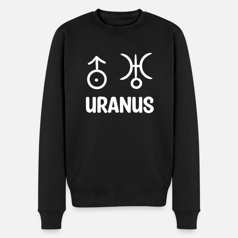 Uranus - Pull Premium bio Homme - noir