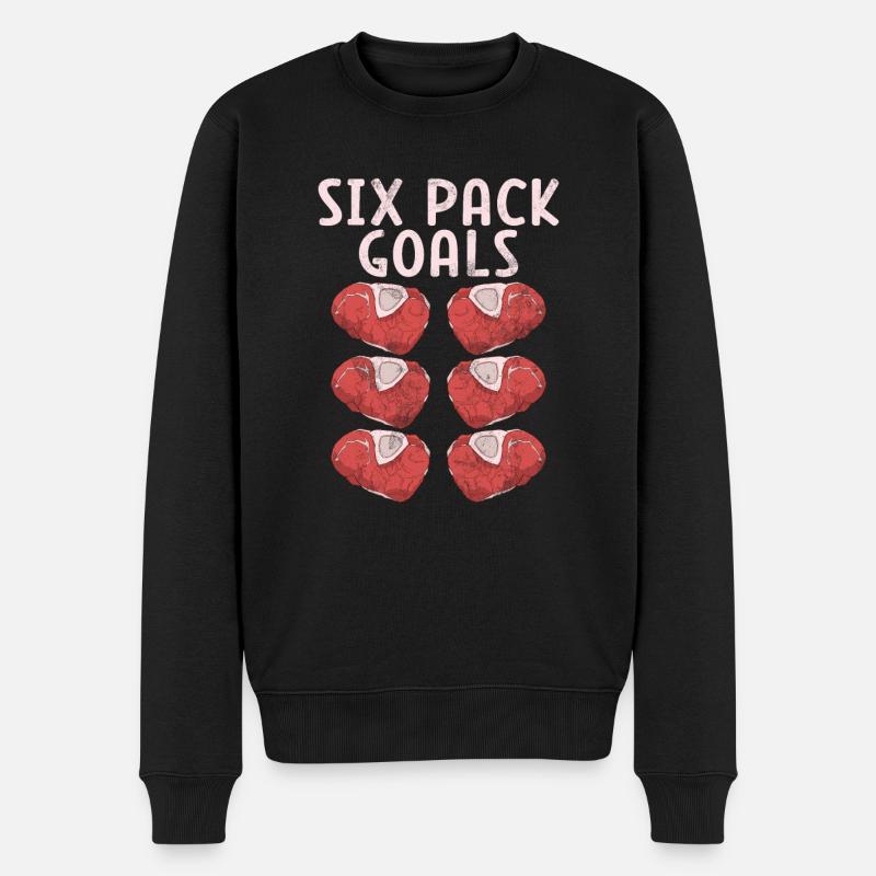 Steak Lover Steak Cadeau - Pull Premium bio Homme - noir