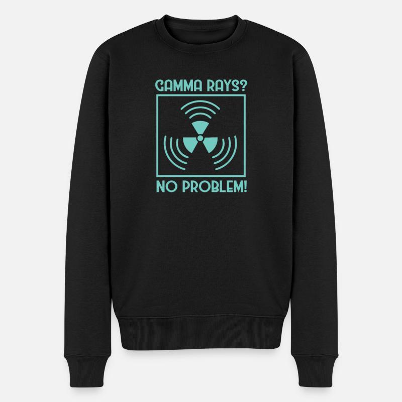 Atomkraftwerk Nuklear Energie Erneuerbare Energie - Männer Premium Bio Pullover - Schwarz