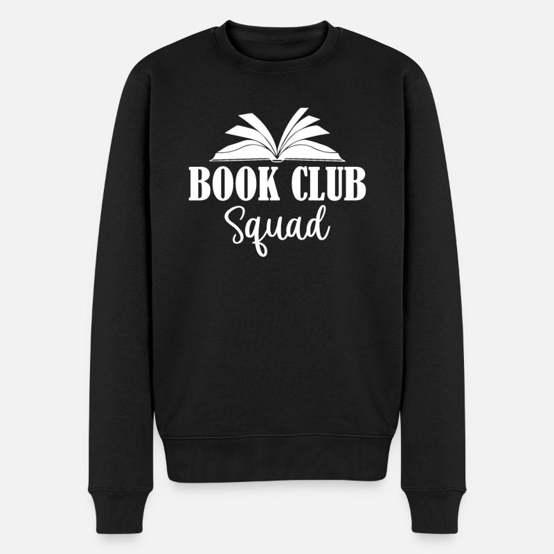 Book Club Squad - Pull Premium bio Homme - noir