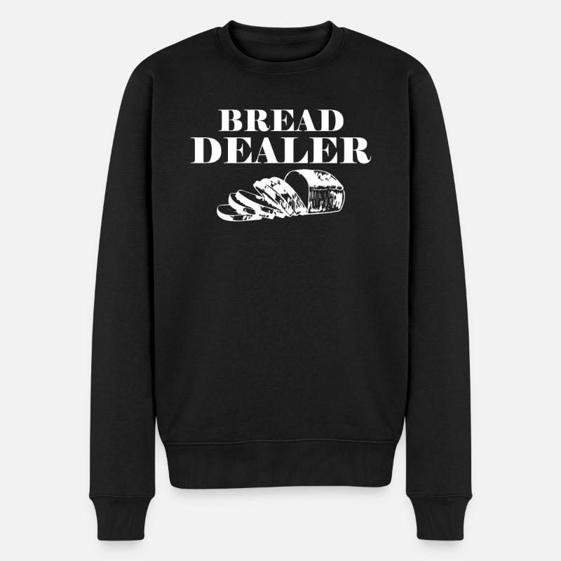 Baking Bread Making Bread Dealer - Men's Premium Organic Jumper - black