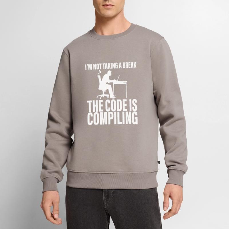 Je ne fais pas de pause, le code compile 4 Pull Premium bio Homme