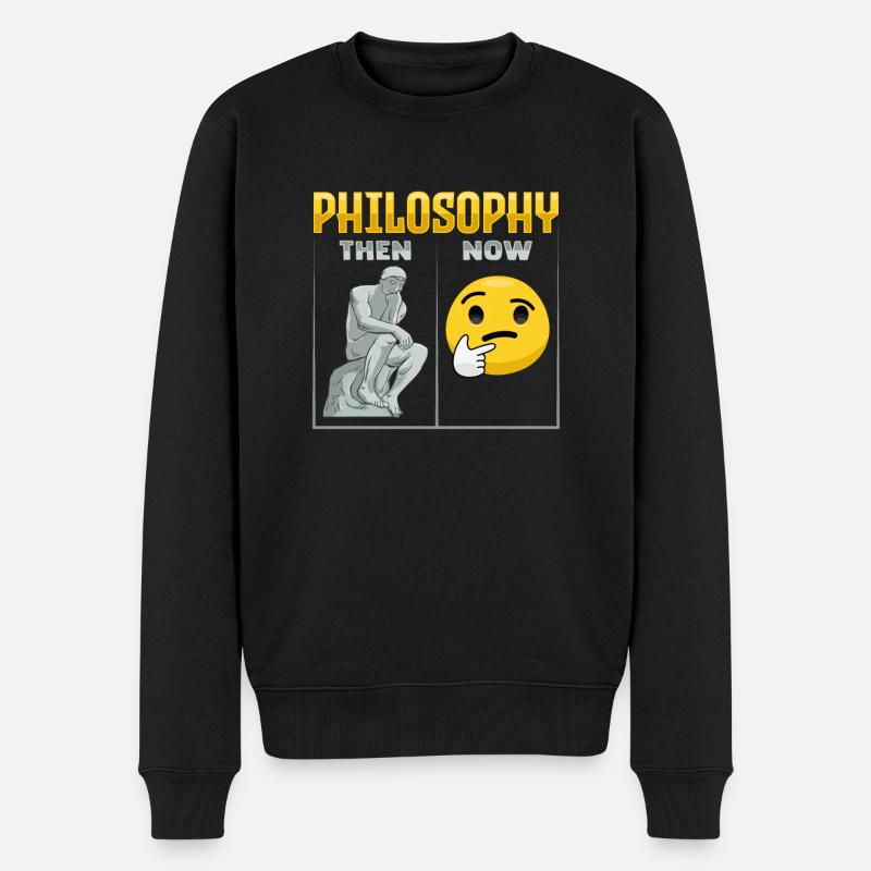 Design philosophique pour un philosophe - Pull Premium bio Homme - noir