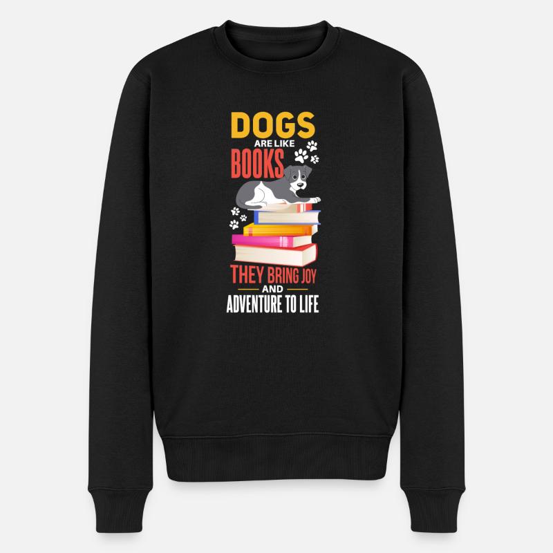 Cool Dog Pet Dicton - Pull Premium bio Homme - noir
