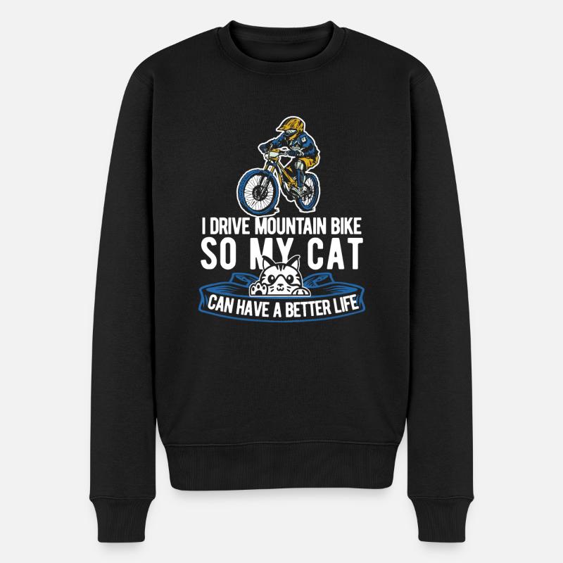 VTT VTT VTT Cat - Pull Premium bio Homme - noir