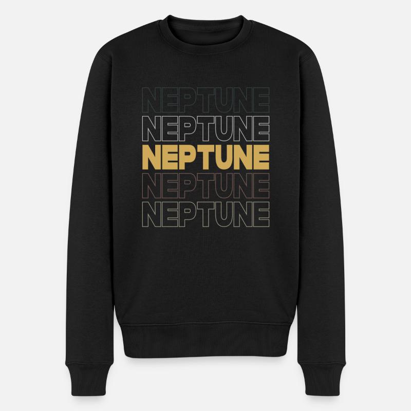 Neptune - Pull Premium bio Homme - noir