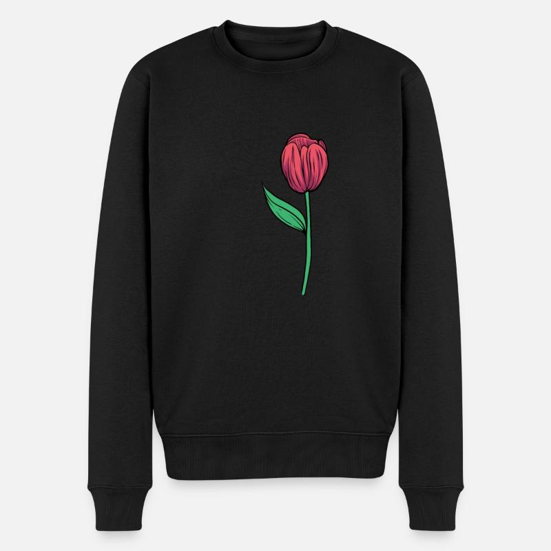 Tulipes Fleur Tulipes - Pull Premium bio Homme - noir