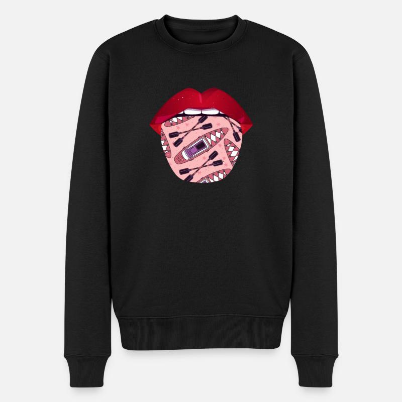 Langue de kayakiste - Pull Premium bio Homme - noir