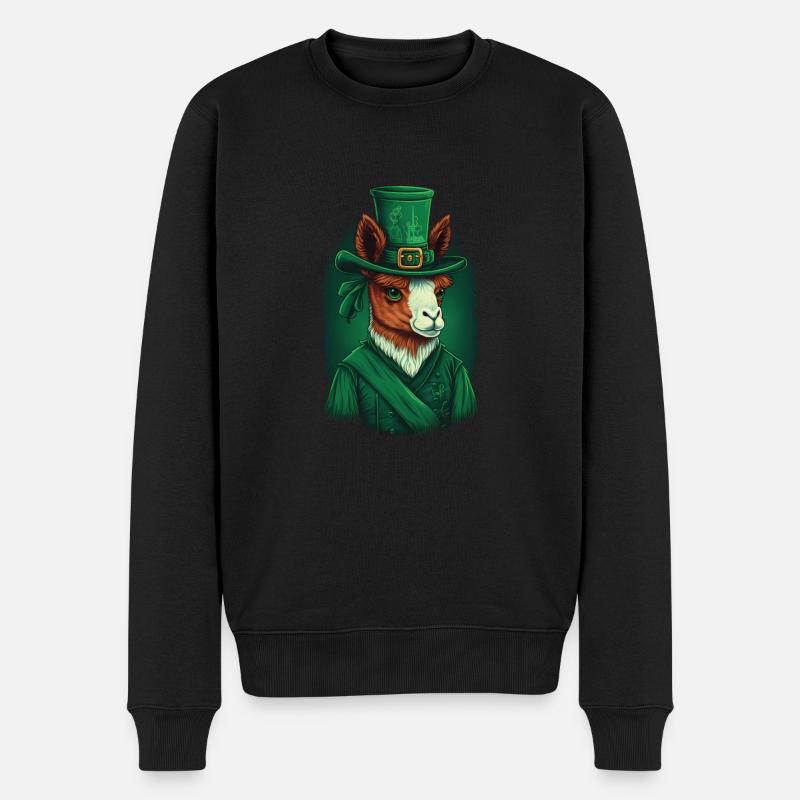 Lama St. Patty - Pull Premium bio Homme - noir