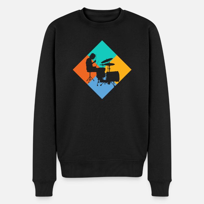 Drums Drummer Gift - Pull Premium bio Homme - noir