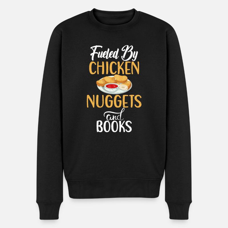 Cadeaux de pépites de poulet - Pull Premium bio Homme - noir