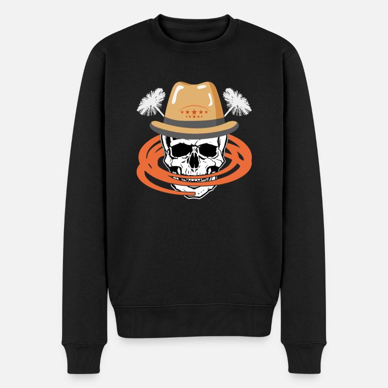 Schornsteinfeger Geschenk Schornstein - Männer Premium Bio Pullover - Schwarz