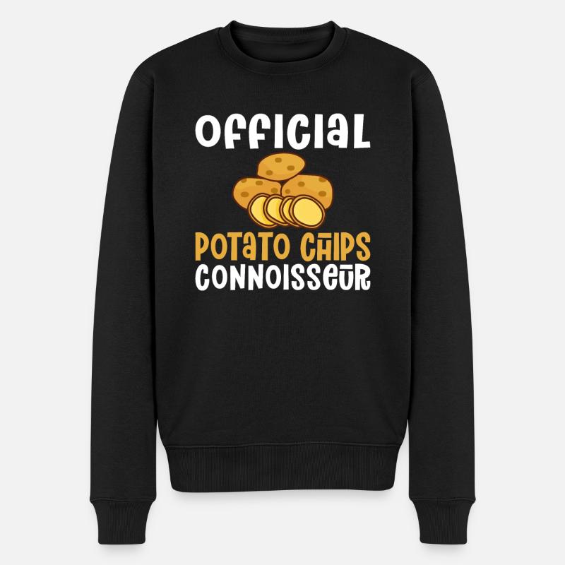 Cadeau de croustilles - Pull Premium bio Homme - noir