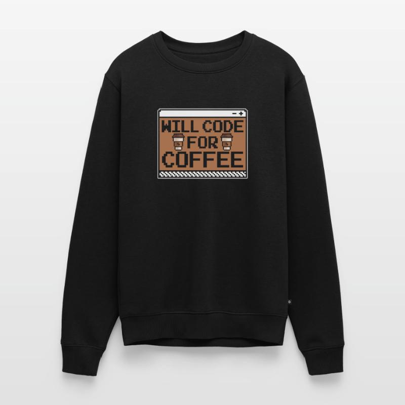 Entwickler Coder Programmierer Kaffee Männer Premium Bio Pullover