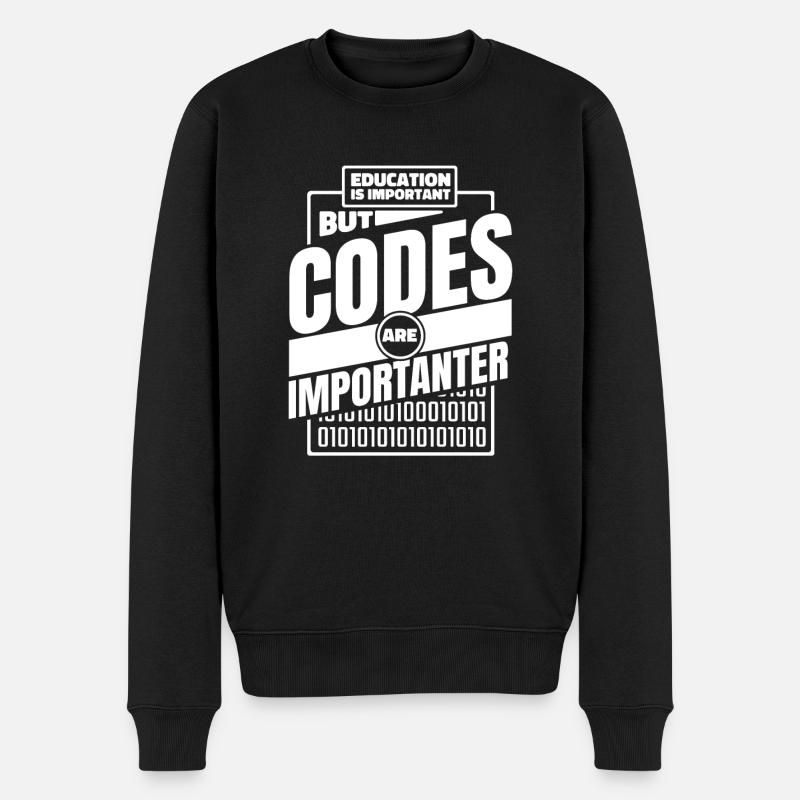 Développeur Coder Programmeur Drôle - Pull Premium bio Homme - noir