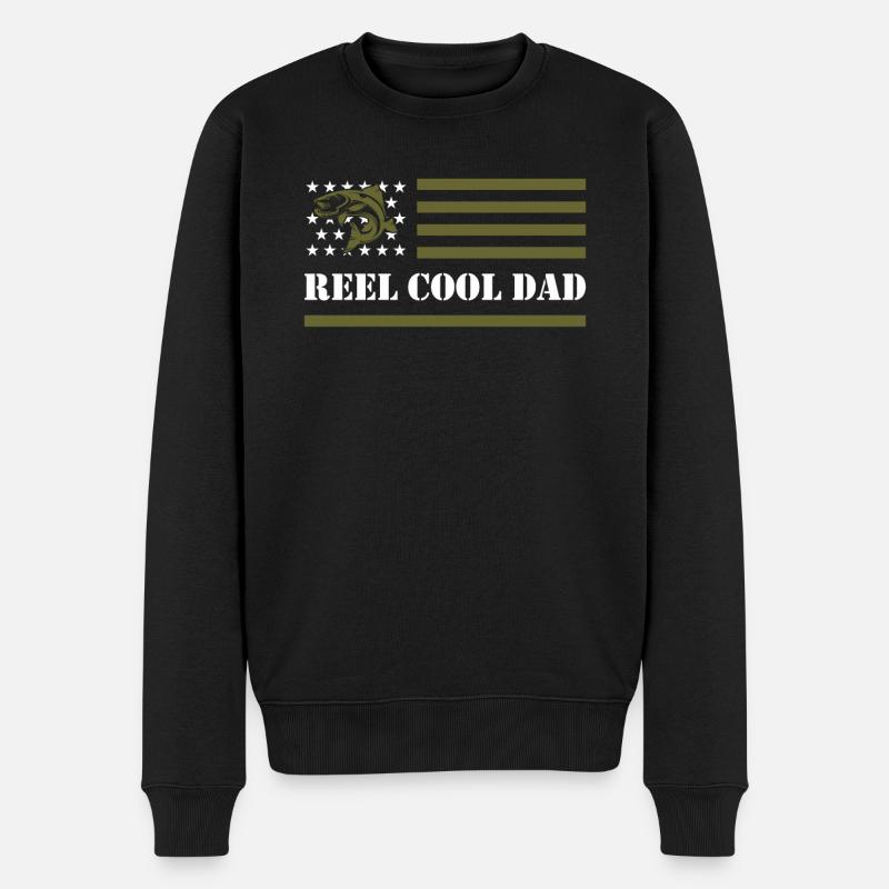 Reel Cool Papa - Pull Premium bio Homme - noir