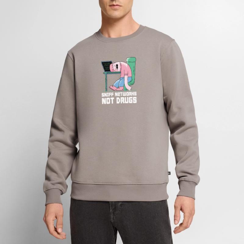 Hacker Programmer Developer Computer Science Men's Premium Organic Jumper