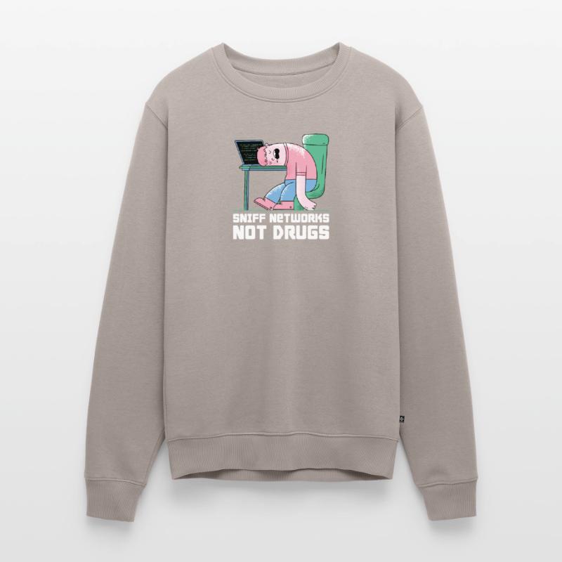 Hacker Programmer Developer Computer Science Men's Premium Organic Jumper