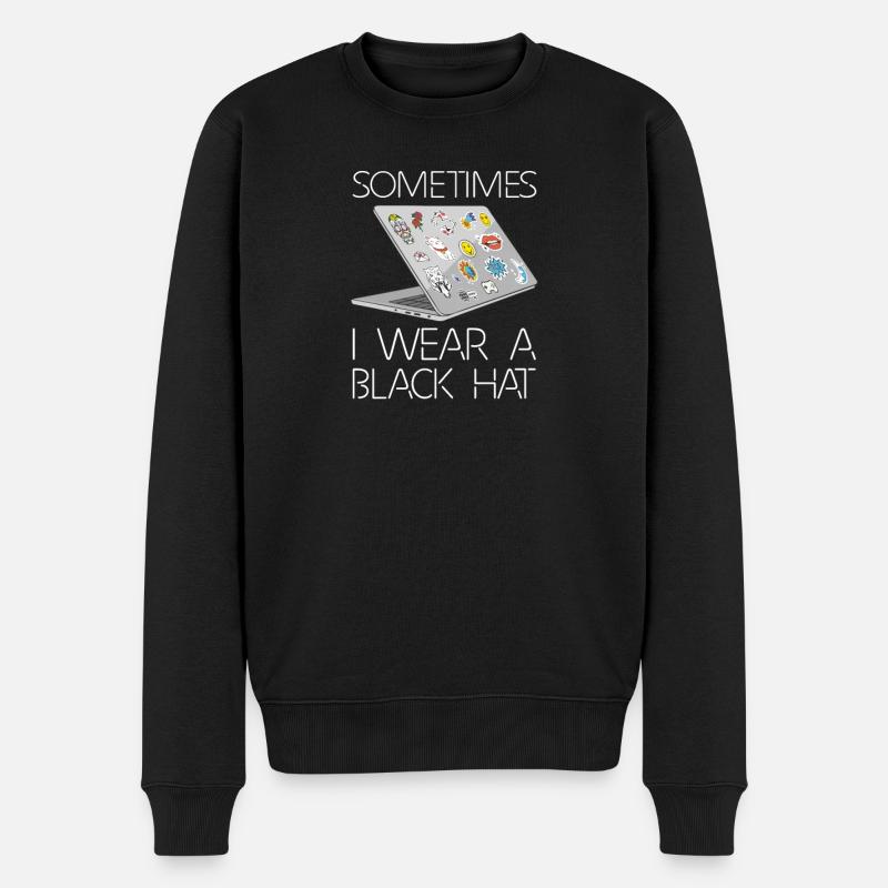 Hacker Programmeur Développeur Informatique - Pull Premium bio Homme - noir