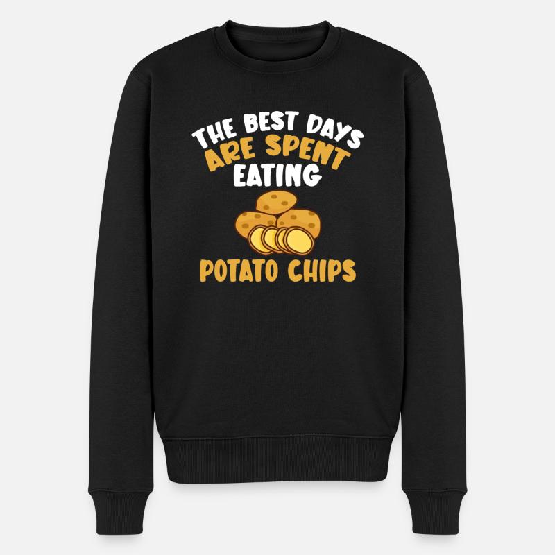 Cadeau de croustilles - Pull Premium bio Homme - noir